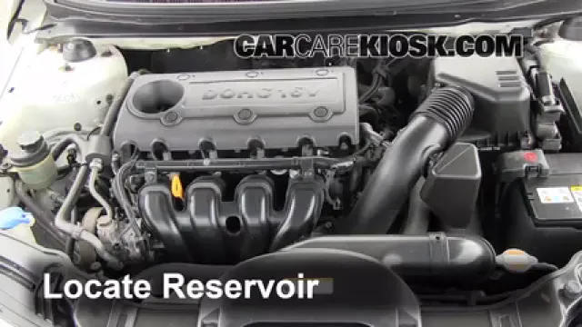 2010 Kia Forte EX 2.0L 4 Cyl. Sedan (4 Door) Liquide essuie-glace Ajouter du liquide